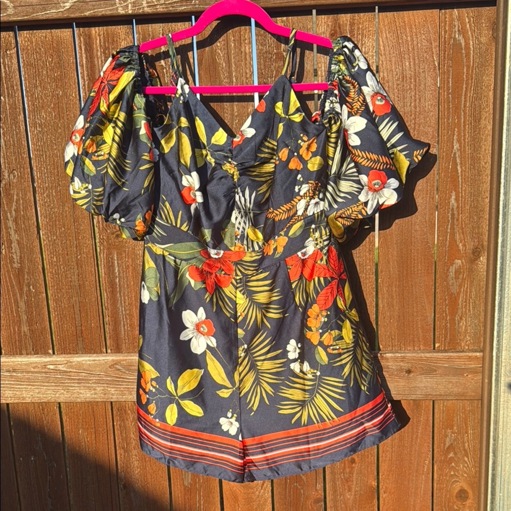Floral Print Jumpsuit